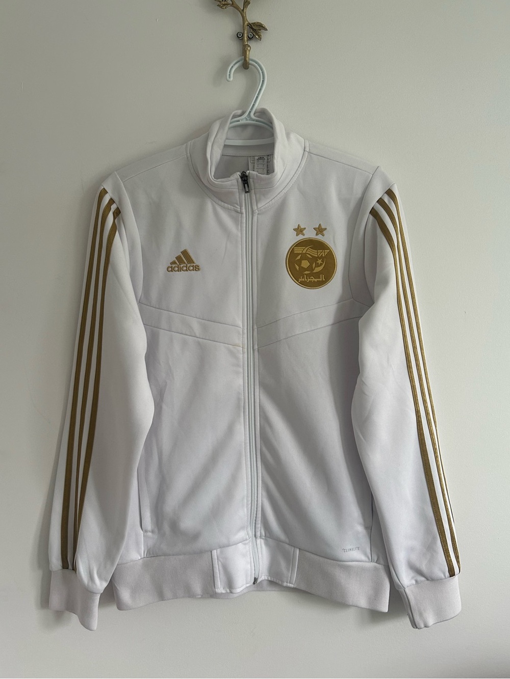 Adidas Algeria World Cup Soccer Zip Training Jacket small